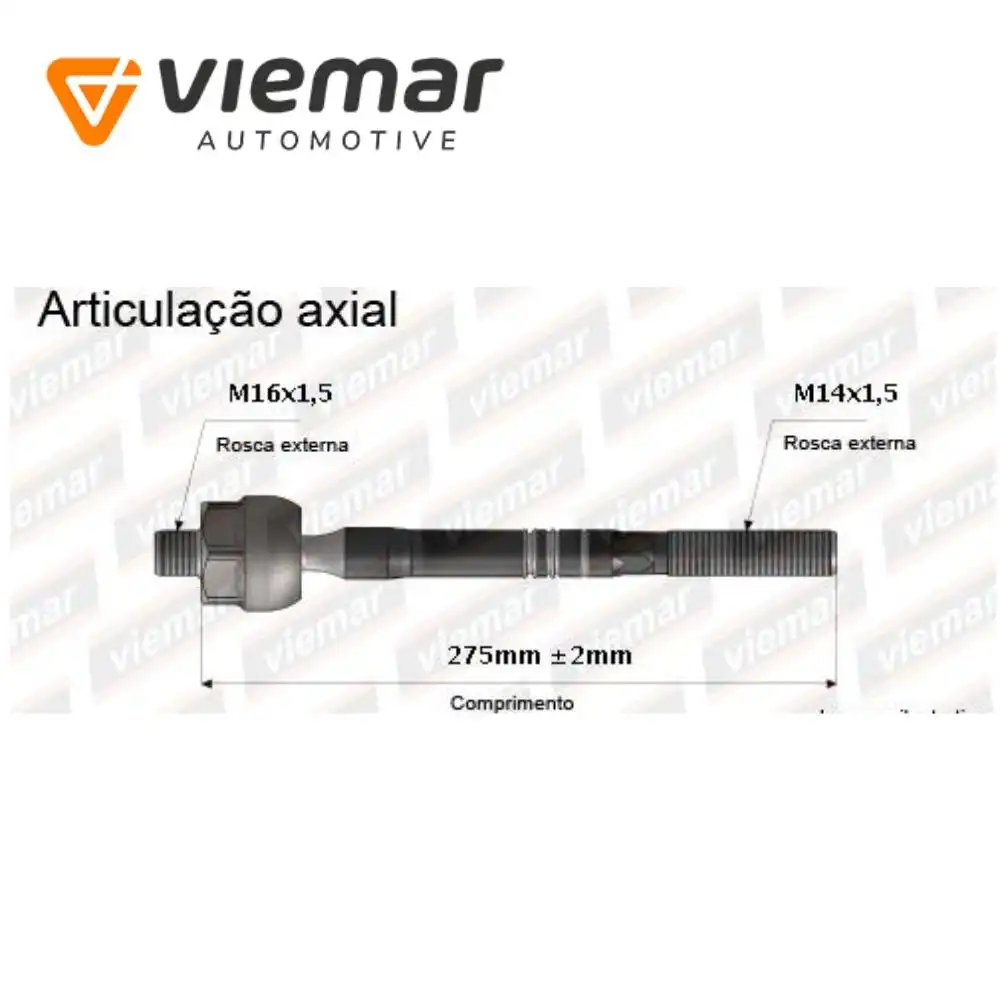 BARRA AXIAL MONTANA 11/ DIR HID (SETOR 16MM)