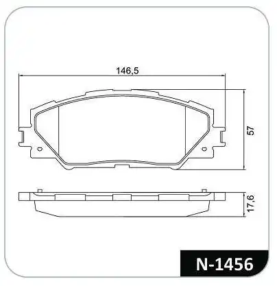 PASTILHA FREIO DIANTEIRA TOYOTA RAV4 2.0 2.2 3.5 2006/