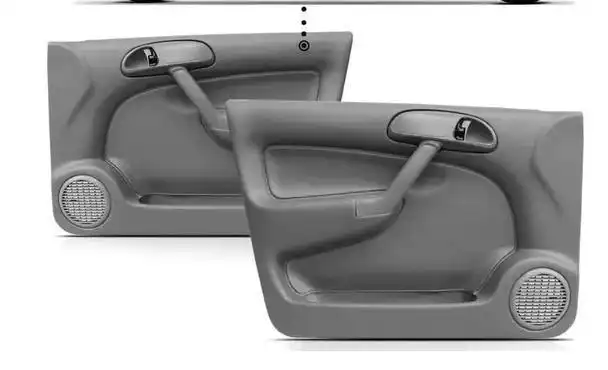 FORRACAO PORTA DIANTEIRA GOL GII GIII ESQUERDA CINZA C/ TELA