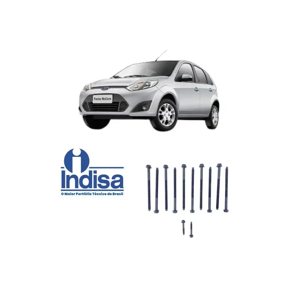 PARAFUSO CABECOTE MOTOR ZETEC ROCAN 1.0 1.6 8V (JOGO)