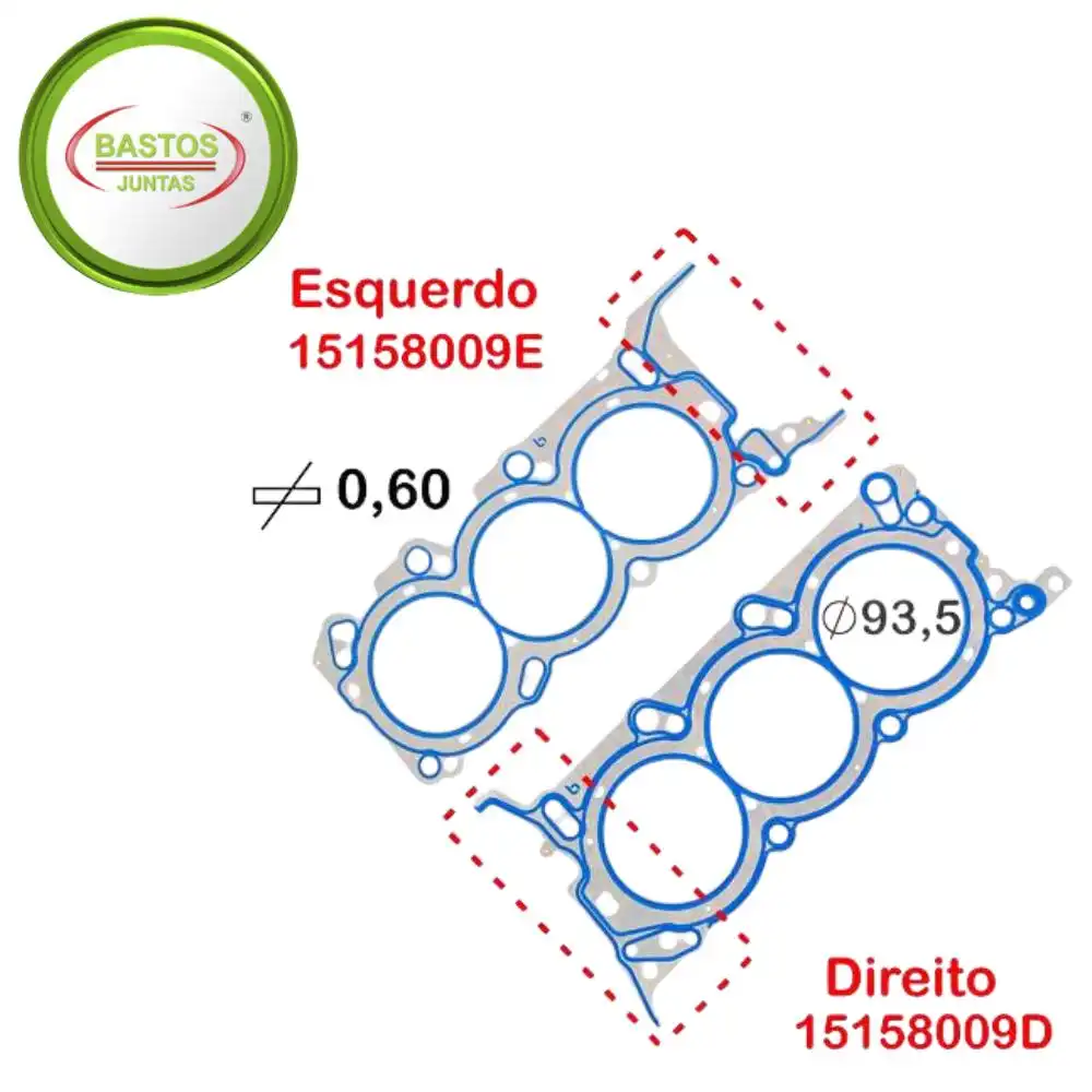 JUNTA CABECOTE SANTA FE 3.3 24V 2013 A 2019 METAL