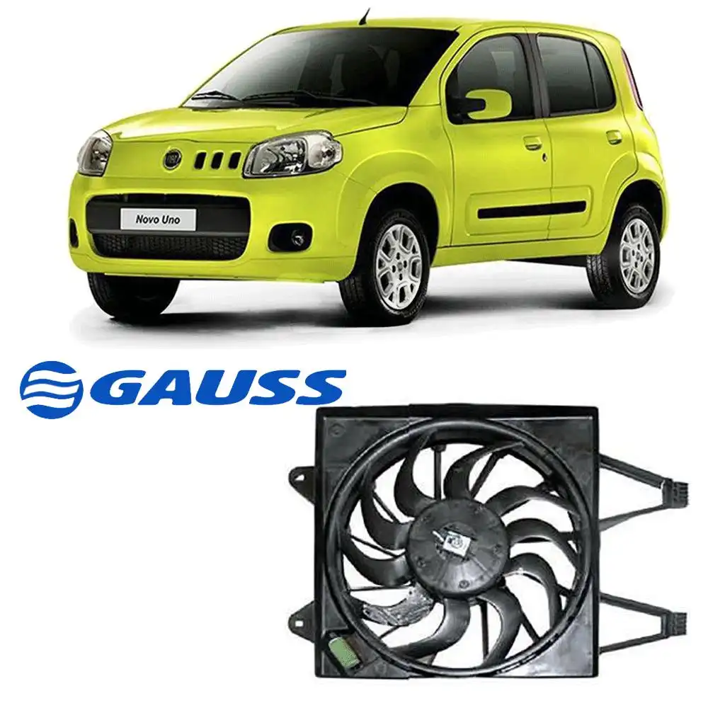 ELETRO VENTILADOR FIAT UNO NOVO 1.0 1.4 8V FLEX 2010 A 2016