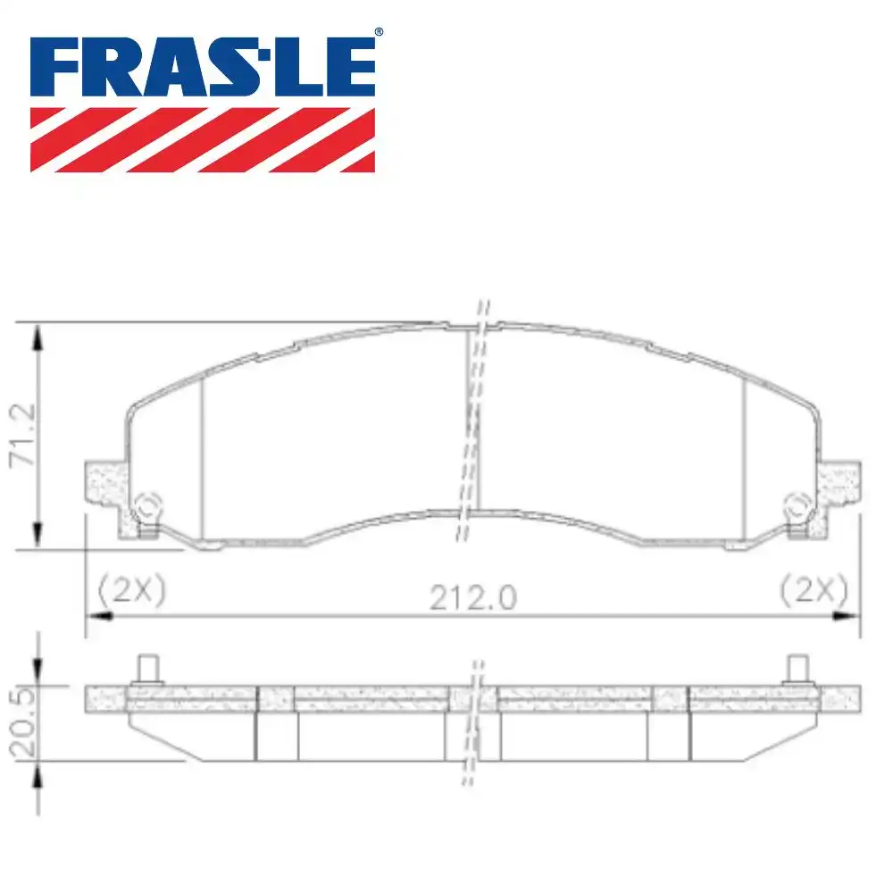 PASTILHA FREIO DIANTEIRA RAM 2500 6.7 24V 2021 EM DIAN