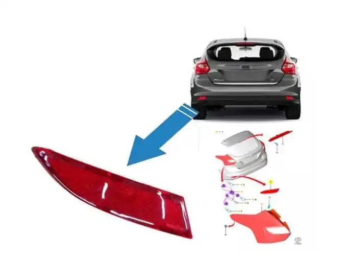 SINAL PARACHOQUE TRASEIRO FOCUS 2017 A 2019 LD