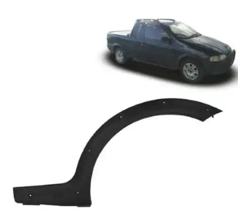 MOLDURA PARALAMA FIAT STRADA ADVENTURE 01/06 TRAS ESQ