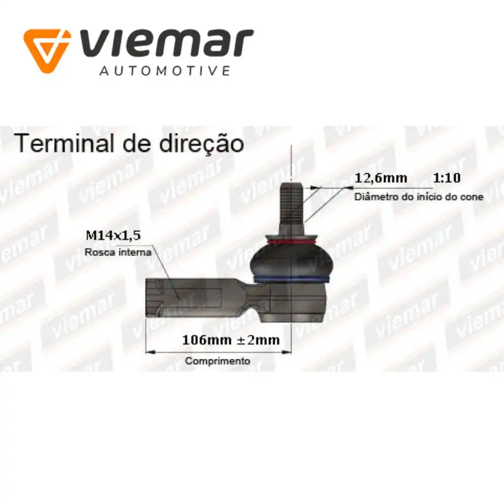 PONTEIRA DIRECAO FIAT MAREA 2.0,2.4 2000/