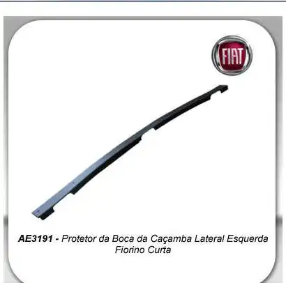 FRISO TAMPA TRAS FIAT FIORINO 1988 A 1997 SUPERIOR CANTO ESQ
