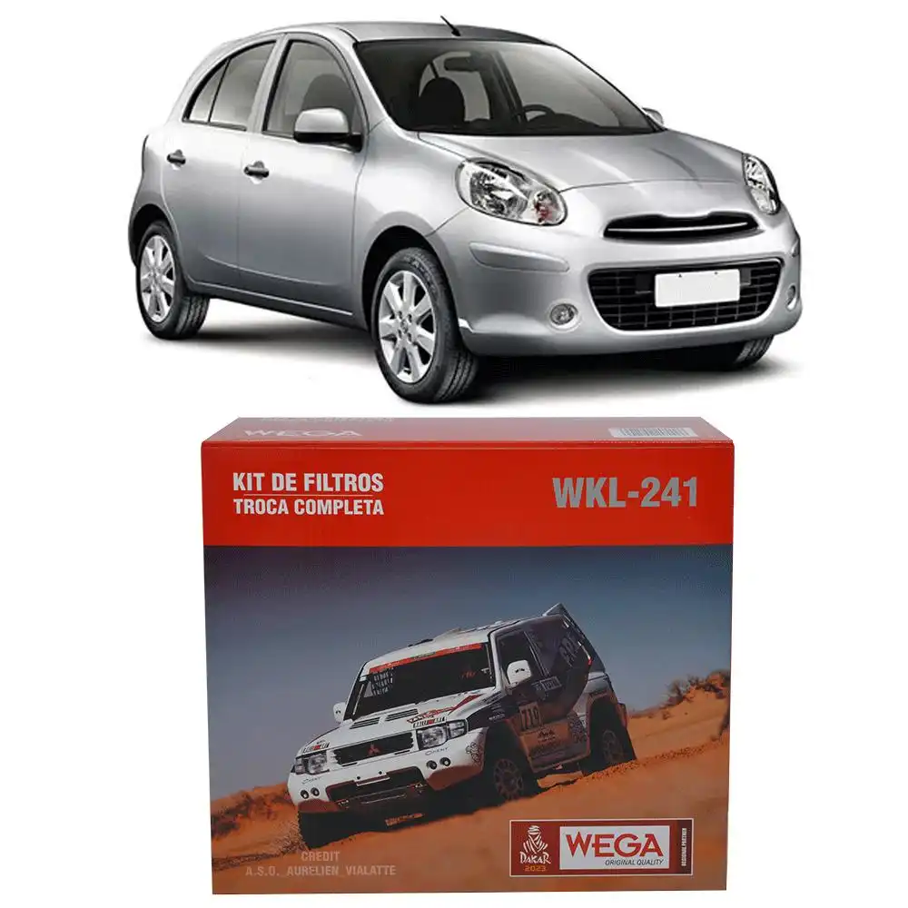 KIT FILTROS NISSAN MARCH 1.6 16V 2011 A 2020