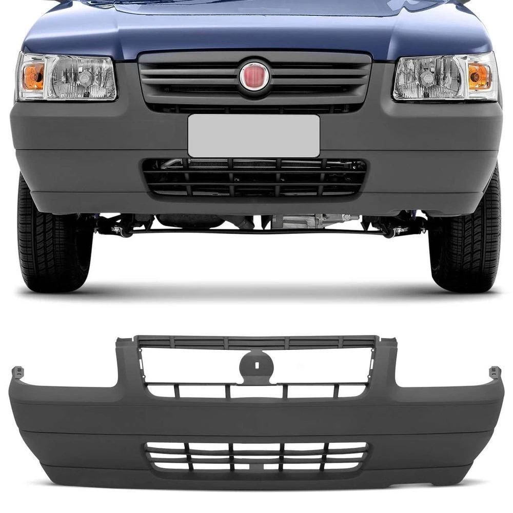 PARACHOQUE DIANTEIRO FIAT UNO ECONOMY 2008 A 2011 CINZA TEXT