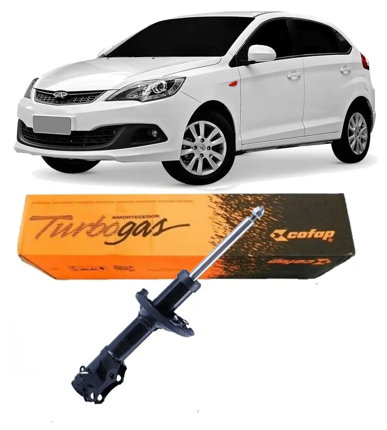 AMORTECEDOR DIANTEIRO CHERY CELER 2013 A 2015