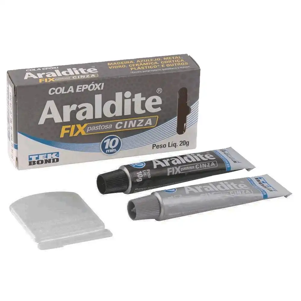 COLA EPOXI ARALDITE CINZA 20G