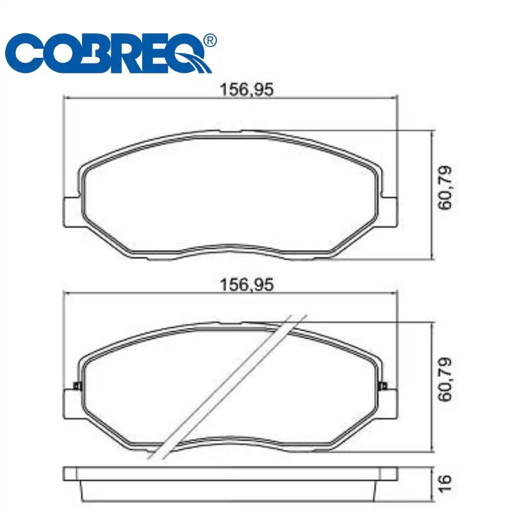 PASTILHA FREIO DIANTEIRA SANTA FE 2.7 24V 2006 A 2010