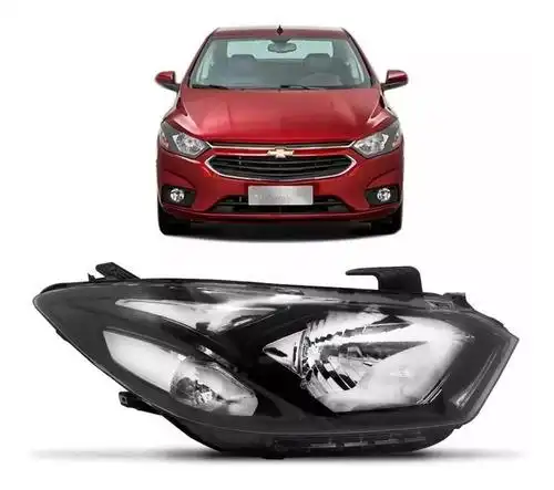 FAROL ONIX PRISMA 2017/ DIREITO MASCARA NEGRA SEM LED