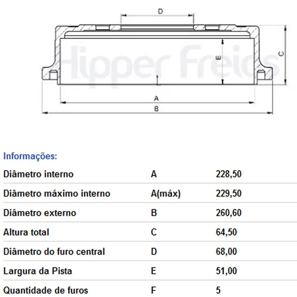 TAMBOR FREIO TRASEIRO RENAULT DUSTER 1.6 2011 EM DIANTE