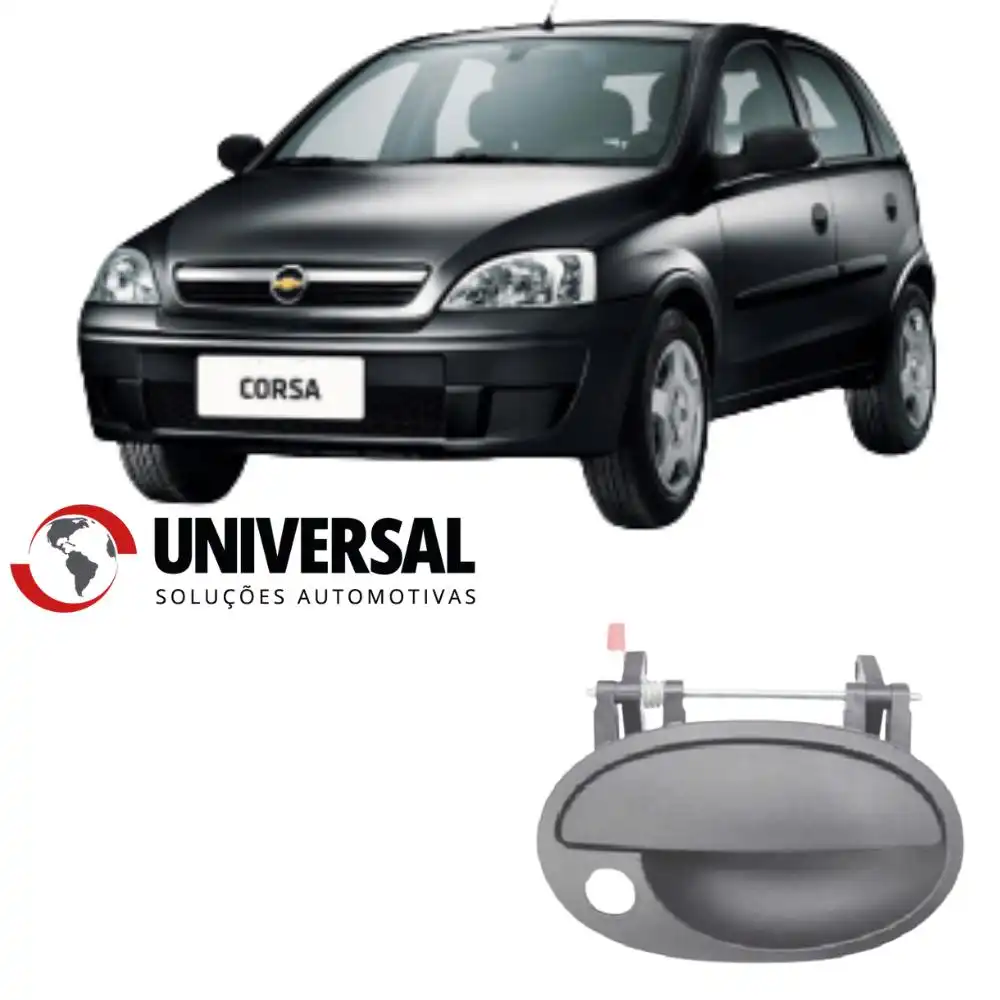 MACANETA EXT CORSA 2003/ MERIVA DIANT DIR C/ FURO CHAVE