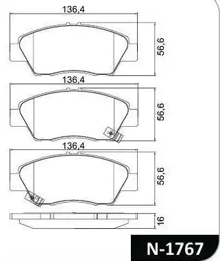 PASTILHA FREIO DIANTEIRA HONDA CITY 1.5 2015/ CERAMICA