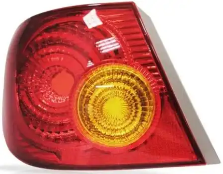 SINAL TRAS TOYOTA COROLLA 03/08 ESQ (CANTO) BICOLOR
