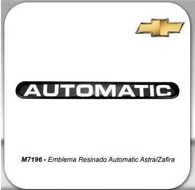 EMBLEMA AUTOMATIC GM ASTRA ZAFIRA RESINADO