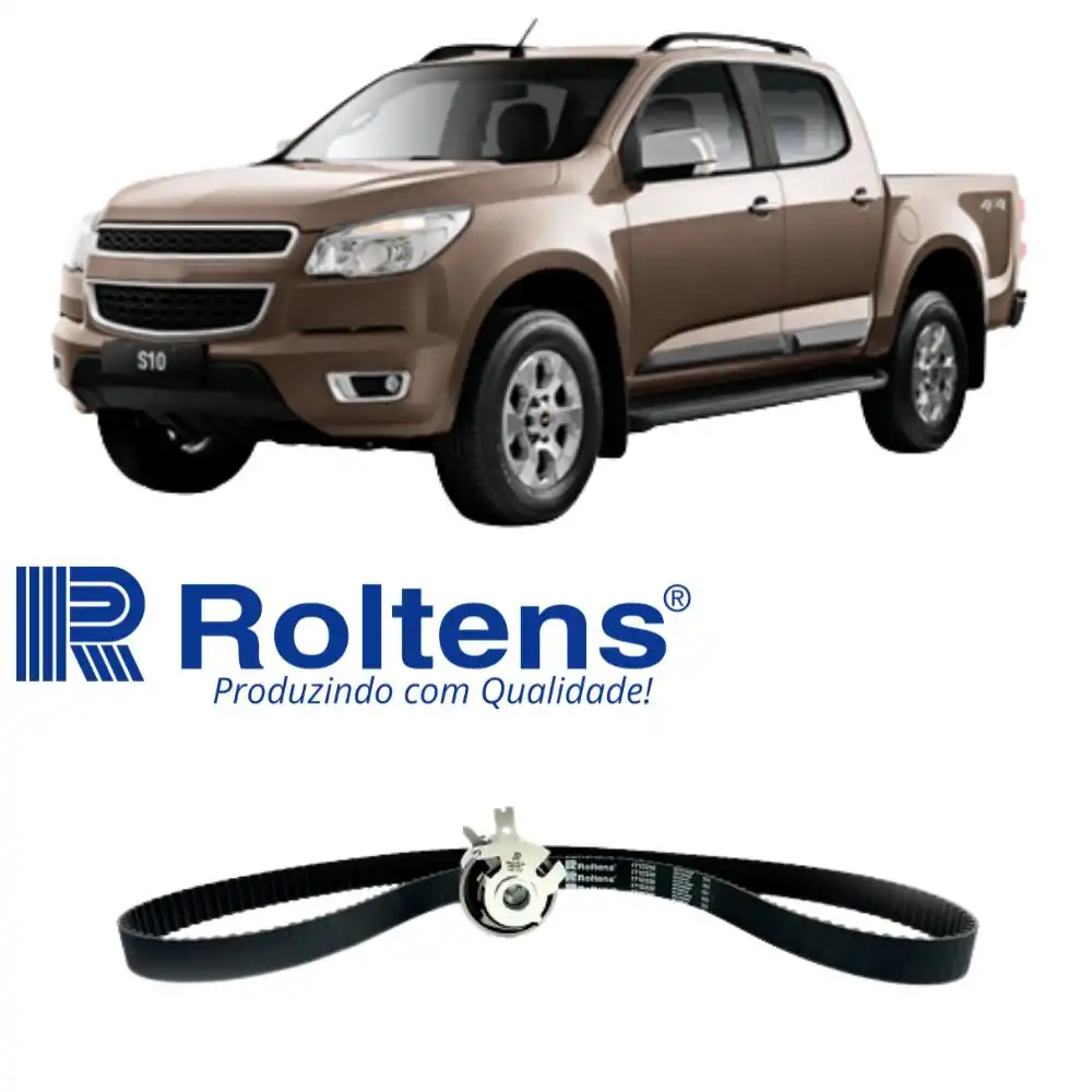KIT CORREIA DENTADA S-10 2.8 2012 A 2013