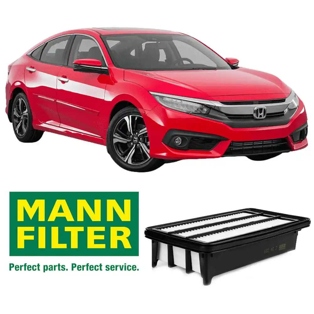 FILTRO AR MOTOR HONDA CIVIC TOURING 1.5 16V TURBO 2017 ACIMA