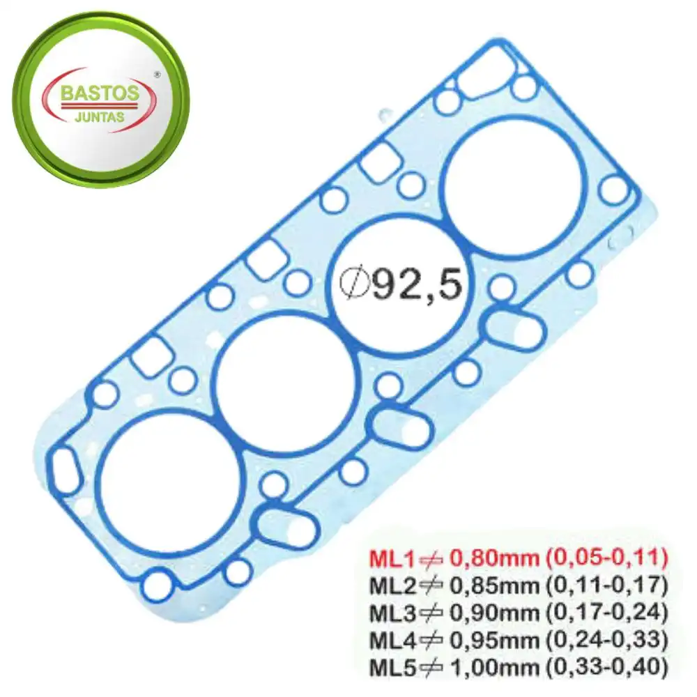 JUNTA CABECOTE SORENTO 2.5 16V DIESEL 2003 A 2009 CHAPA