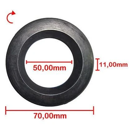 RETENTOR POLIA MOTOR DIANT VIRABREQUIM DIANT CAPTIVA SPORT