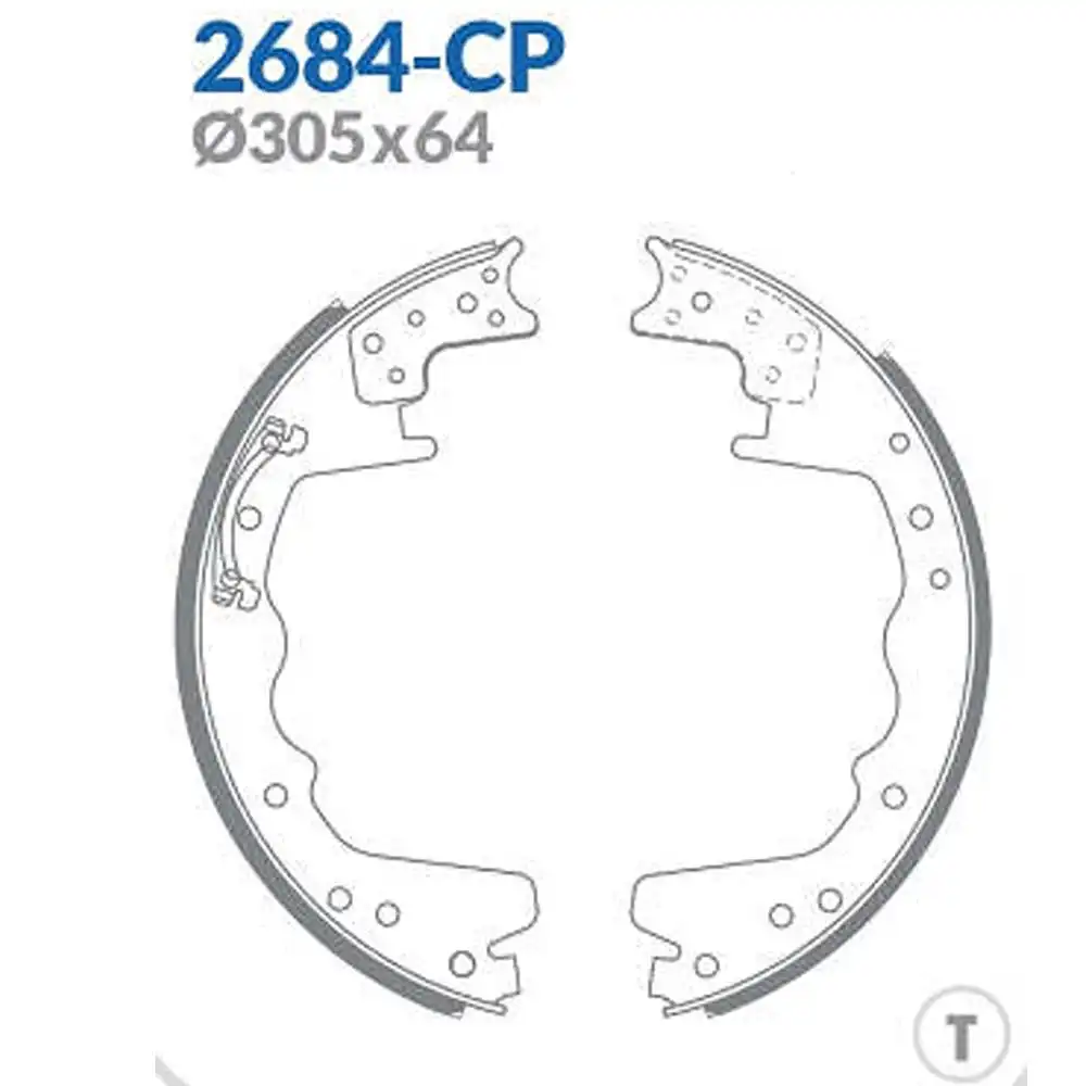 SAPATAS FREIO SILVERADO D20 BONANZA 97/01