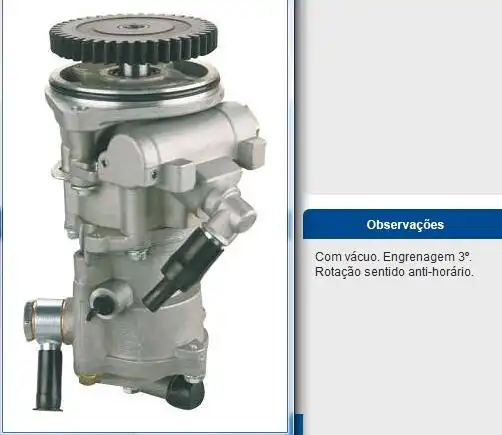 BOMBA DIRECAO HIDRAULICA S-10 2.8 MWM 02/