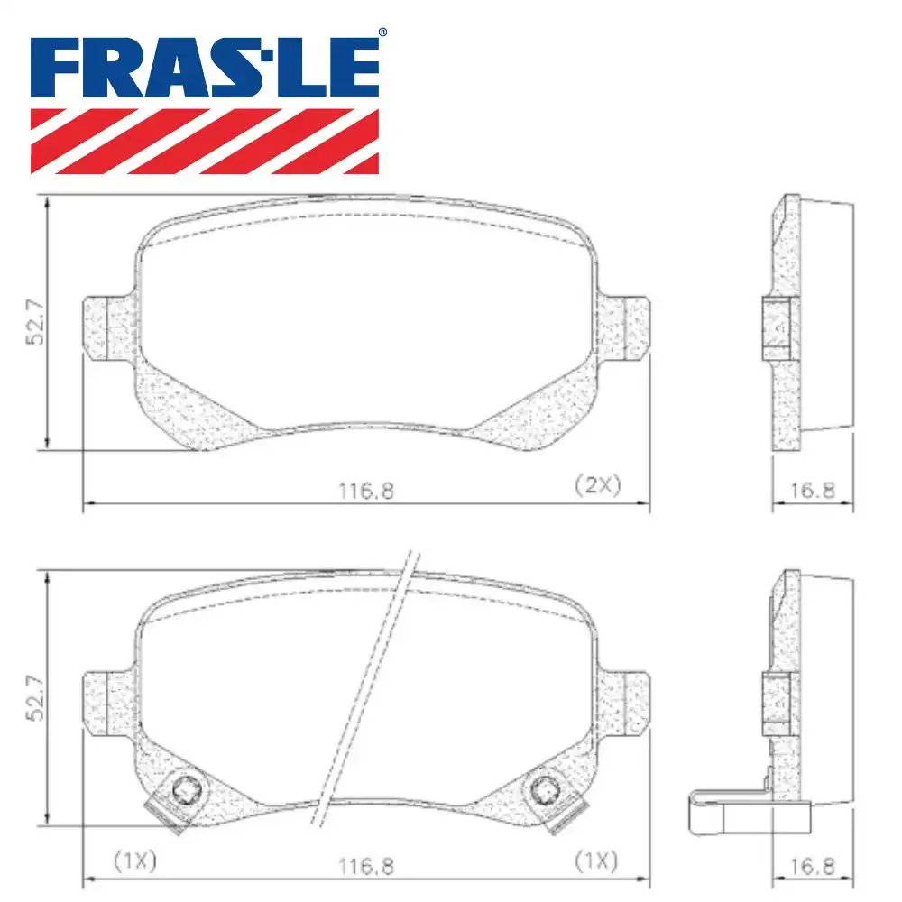 PASTILHA FREIO TRASEIRA FIAT FREEMONT 2.4 16V 2011/ SIS. TRW