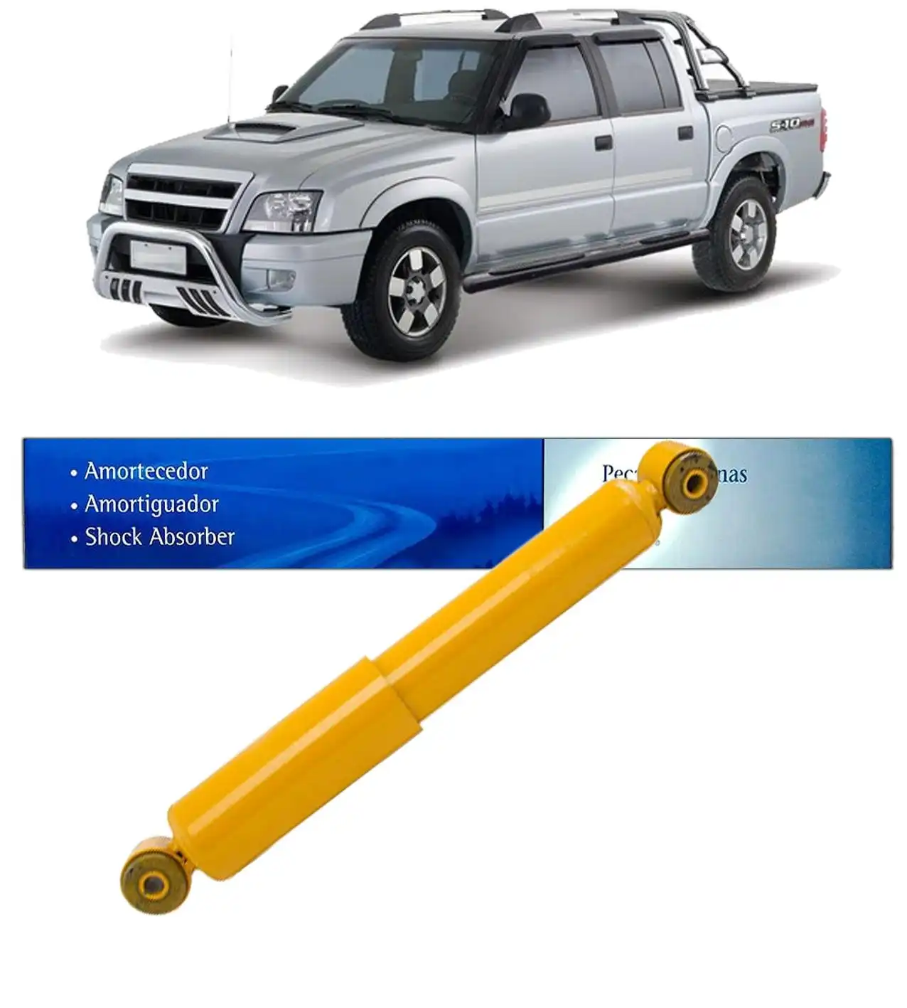 AMORTECEDOR DIANTEIRO S-10 1995 A 2011 4X4