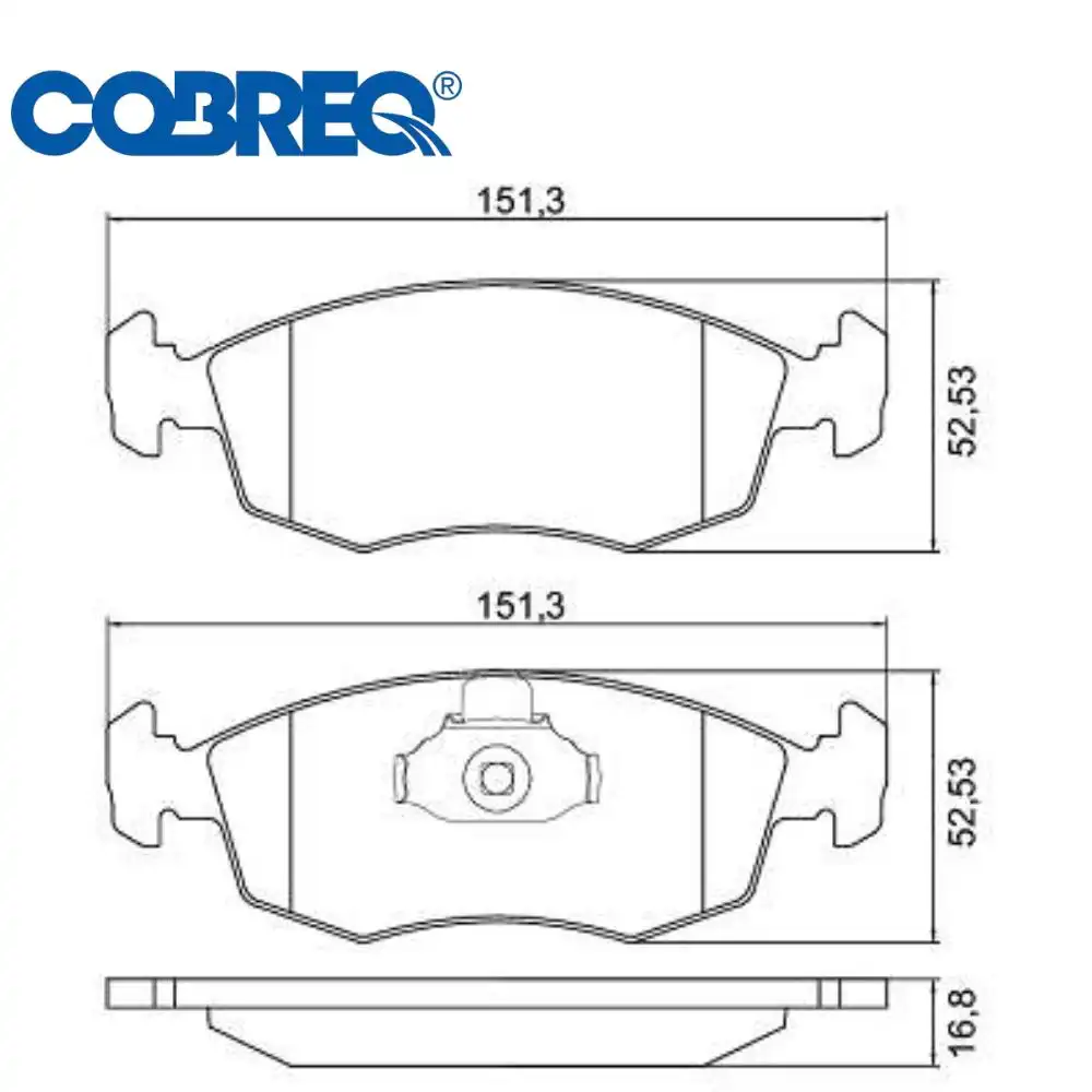 PASTILHA FREIO DIANTEIRA FIAT PALIO WEEKEND 1.6 1999/