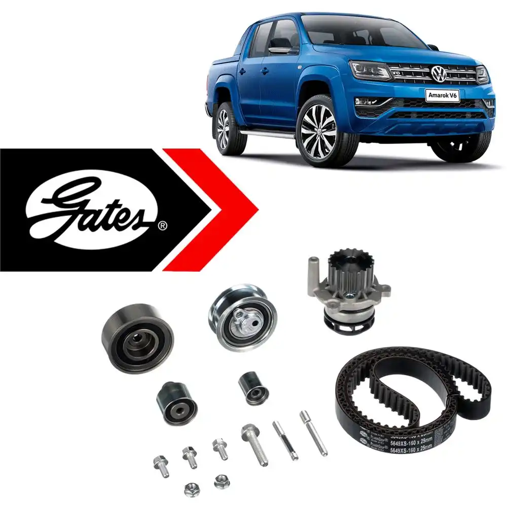 KIT CORREIA DENTADA AMAROK 2.0 16V 2011 A 2022 C/ BOMBA DGUA