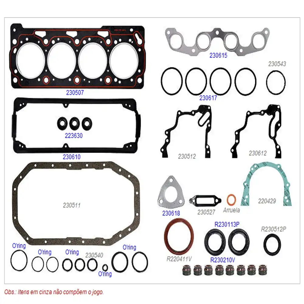 JUNTA MOTOR GOL 1.0 AT 8V SUPERIOR C/ RETENTOR