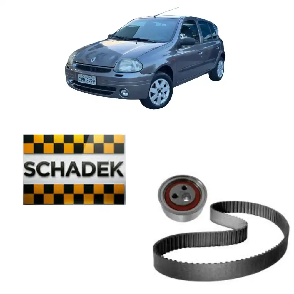 KIT CORREIA DENTADA CLIO 1.6 8V 1998 A 2002