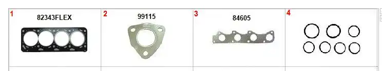 JUNTA MOTOR GOL POWER 1.6 8V FOX 1.6 8V 03/ EA111 SUP FIBRA