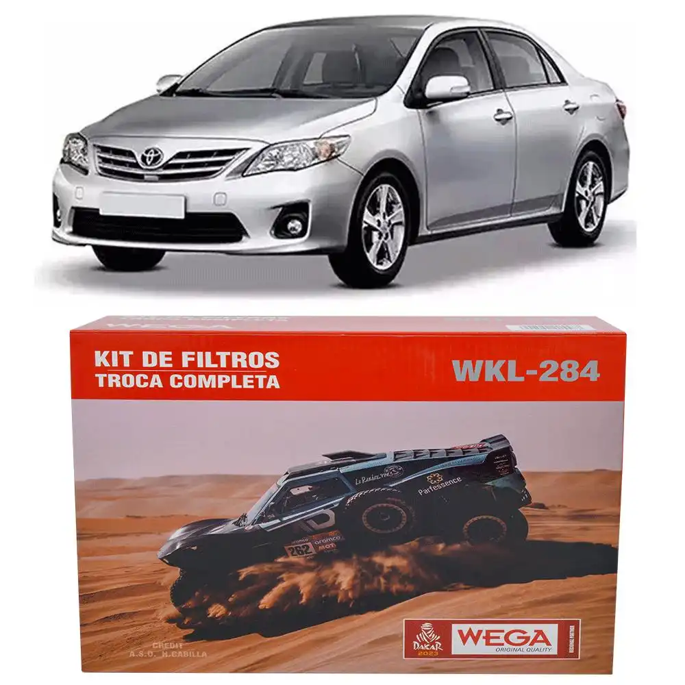 KIT FILTROS TOYOTA COROLLA 2.0 16V 2010 A 2015