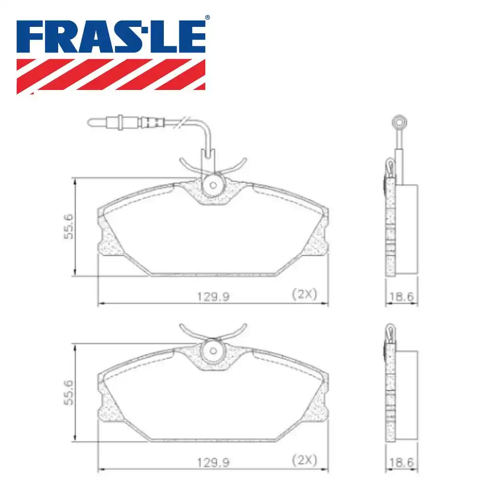 PASTILHA FREIO DIANTEIRA RENAULT SCENIC 1.6 1998/ COM ALARME
