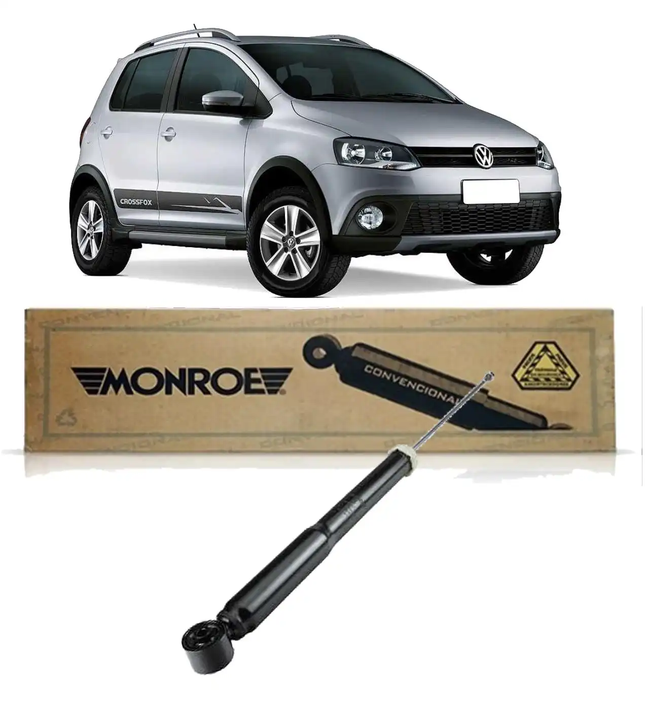 AMORTECEDOR TRASEIRO CROSSFOX 2005 A 2017