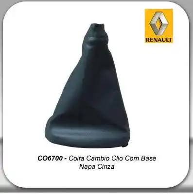 SANFONA ALAVANCA CAMBIO CLIO CINZA C/ BASE