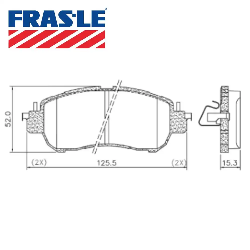 PASTILHA FREIO DIANTEIRA NISSAN KICKS 1.6 16V 2016/