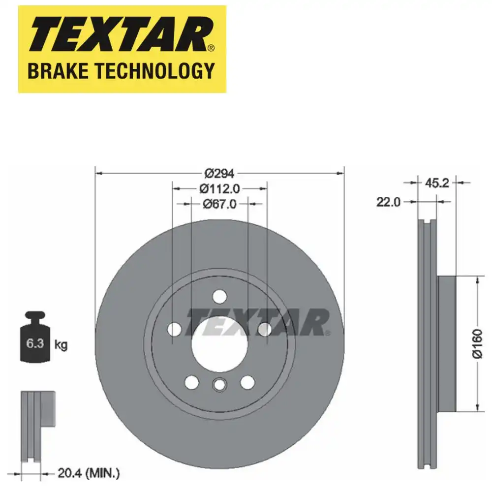DISCO FREIO DIANTEIRO BMW X1 F48 2011 A 2014 VENTILADO