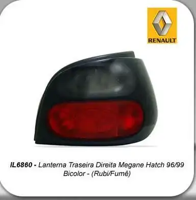 SINAL TRAS MEGANE HATCH 1996 A 1999 FUME DIR