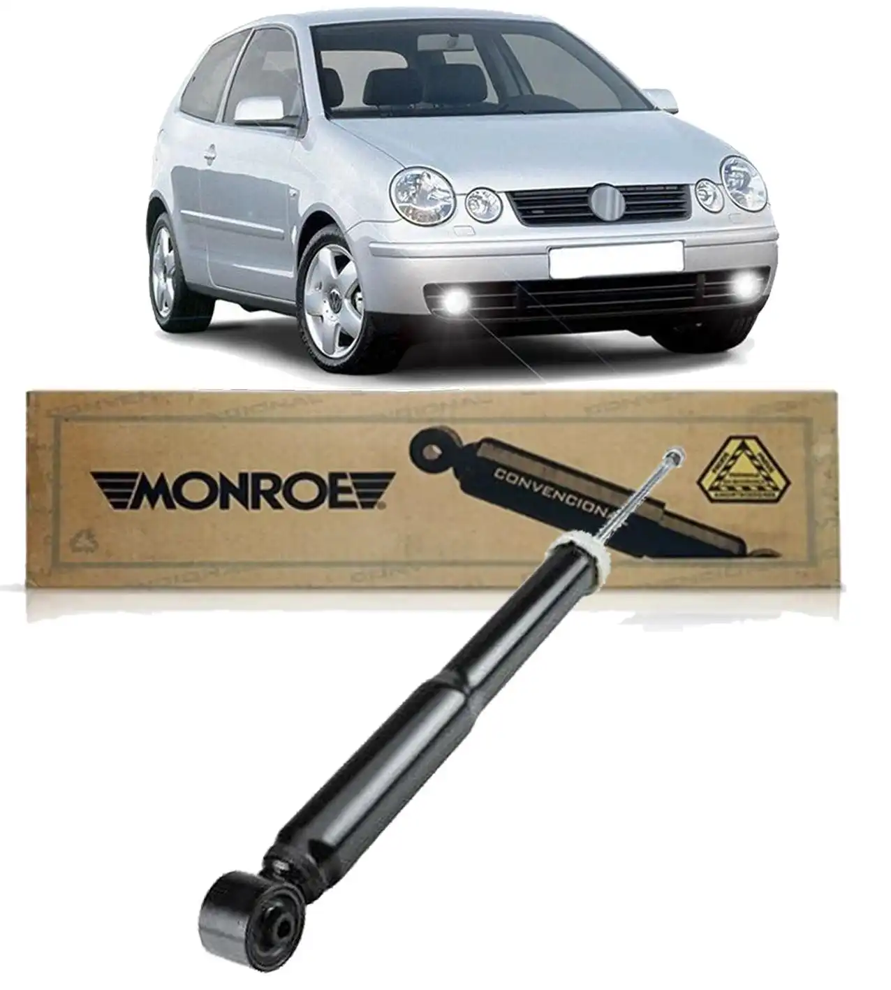 AMORTECEDOR TRASEIRO POLO 2002 A 2006