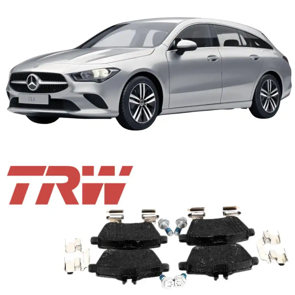 PASTILHA FREIO TRASEIRA MERCEDES CLA180 1.6 16V 2017 ACIMA