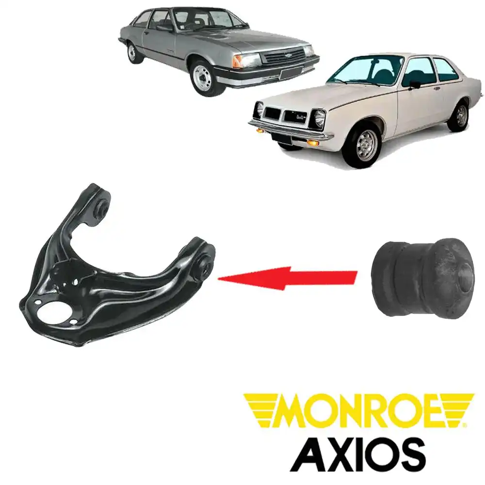 BUCHA BANDEJA DIANTEIRA CHEVETTE 1973 A 1993 SUP PARTE TRAS