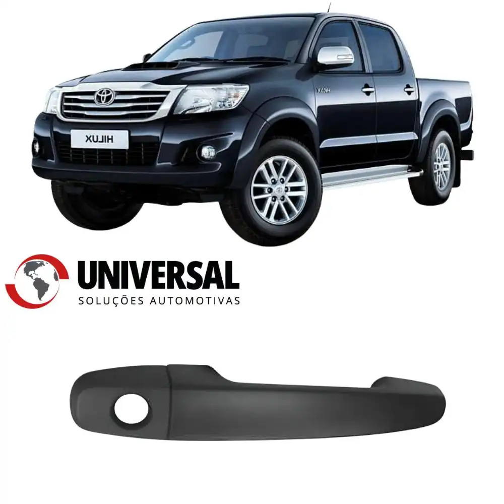 MACANETA PORTA EXTERNA HILUX 2005 A 2015 PRETA