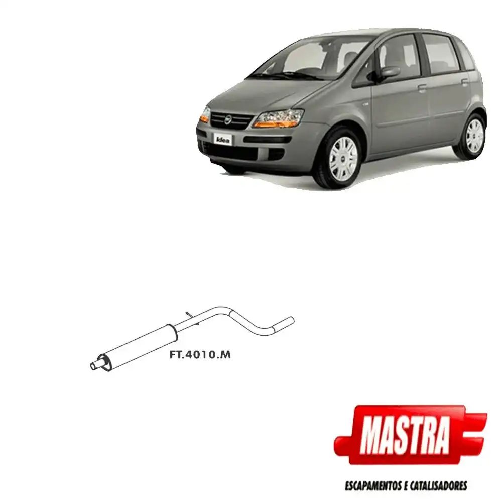 SILENCIOSO INTERMEDIARIO FIAT IDEA 1.8 2006 A 2010