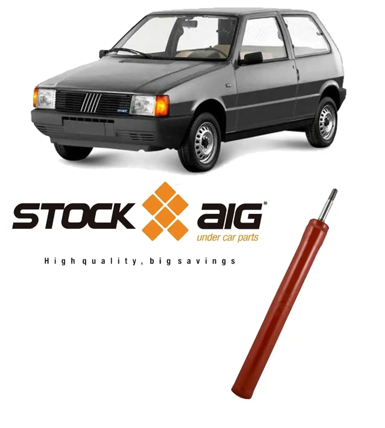 AMORTECEDOR TRASEIRO FIAT UNO 1993 A 1998 CARTUCHO