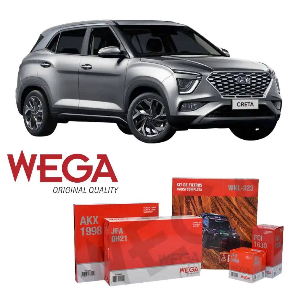 KIT FILTROS CRETA 1.0 12V 3CC 2021 ACIMA