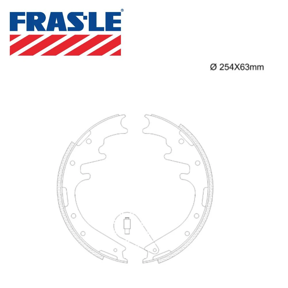 SAPATAS FREIO TRAS RANGER 4X2 4X4 95/   TAMBOR 10"